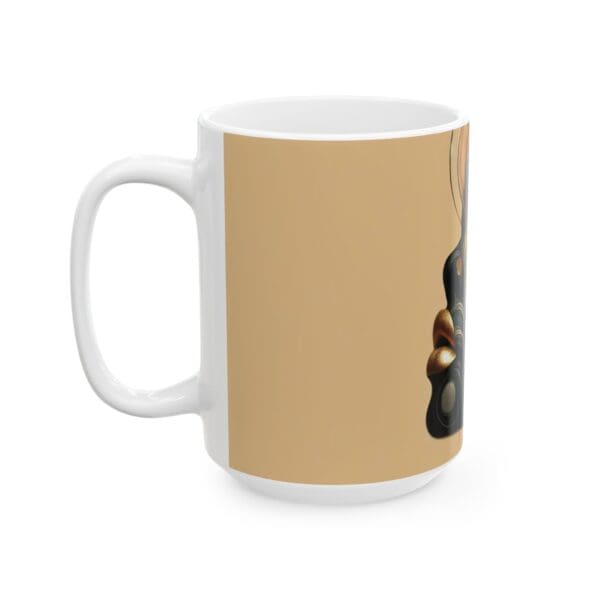 70409CC15W - 15oz Ceramic Mug, Lady Orange Blaze, Ethnic - Image 3