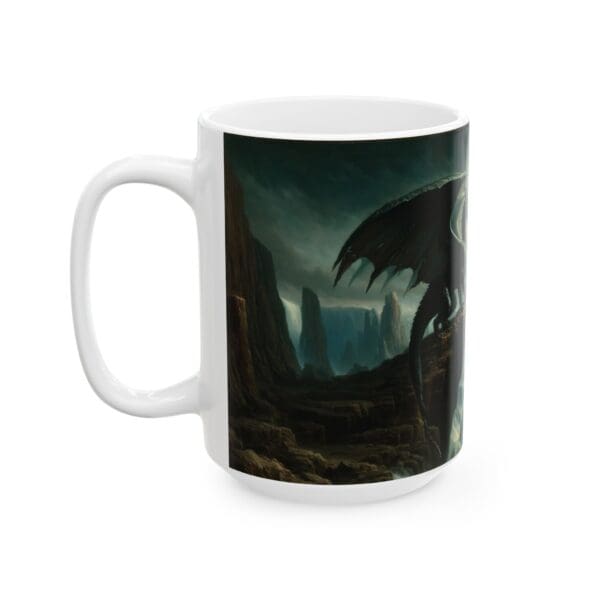 70617CC15W - 15oz Ceramic Mug, Over the Sea, Fantasy, Mythology - Image 3