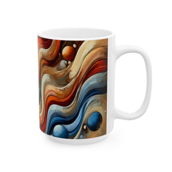 80501CC15W - 15oz Ceramic Mug, USA - Image 3