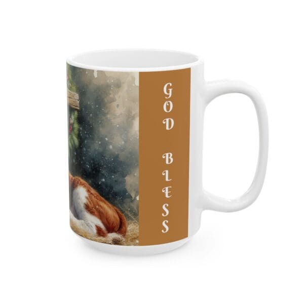 97061CC15W - 15oz Ceramic Mug, God Bless! - Image 3