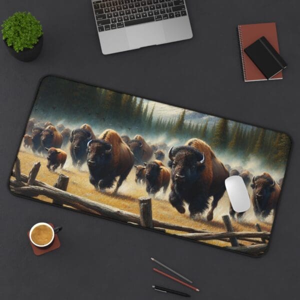 50020DM - Desk Pad (16"x32") 3mm Thick, Anti Slip Backing. - Image 2