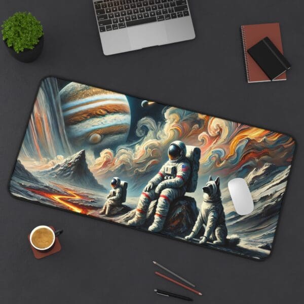 60813DM - Desk Pad (16"x32") 3mm Thick, Anti Slip Backing. - Image 2