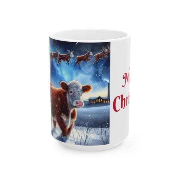 97049CC15W - 15oz Ceramic Mug, Merry Christmas - Image 2