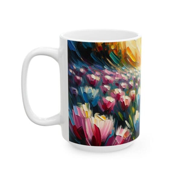 50334CC15W - 15oz Ceramic Mug, Sunshine Flower Pass - Image 3