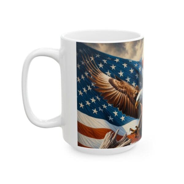 70302CC15W - 15oz Ceramic Mug, USA - Image 2