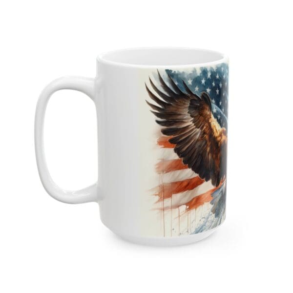 70313CC15W - 15oz Ceramic Mug, USA - Image 2