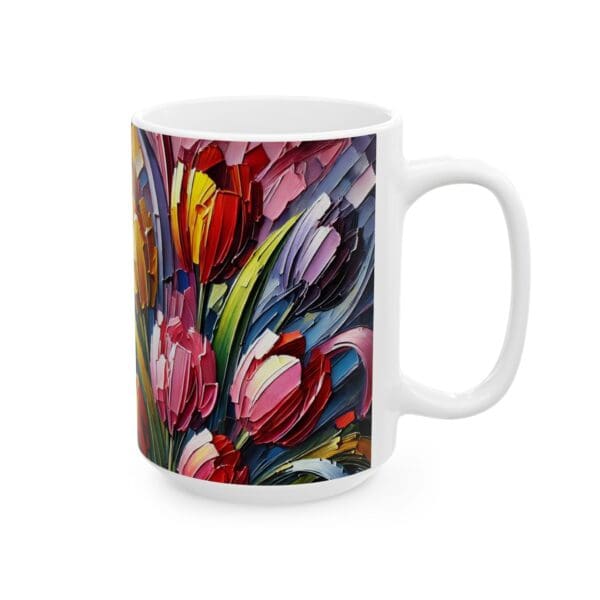 50327CC15W - 15oz Ceramic Mug, Floral Takeover II - Image 2