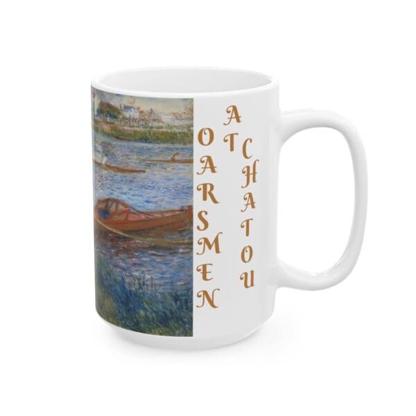 10298CC15W - 15oz Ceramic Mug, RENOIR - OARSMEN AT CHATOU - Image 2