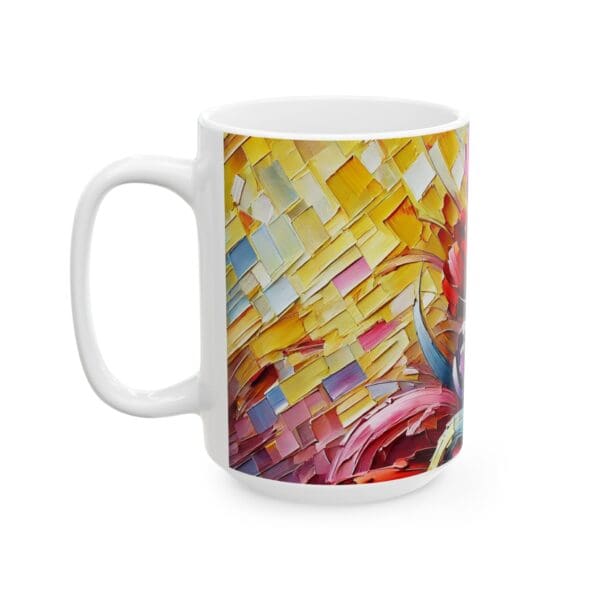 50327CC15W - 15oz Ceramic Mug, Floral Takeover II - Image 3