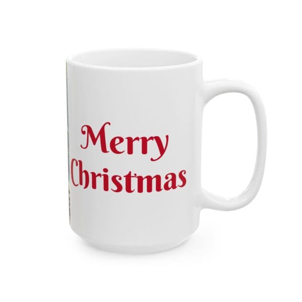 97051CC15W - 15oz Ceramic Mug, Merry Christmas - Image 3