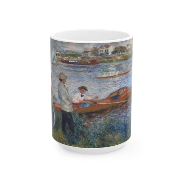 10298CC15W - 15oz Ceramic Mug, RENOIR - OARSMEN AT CHATOU