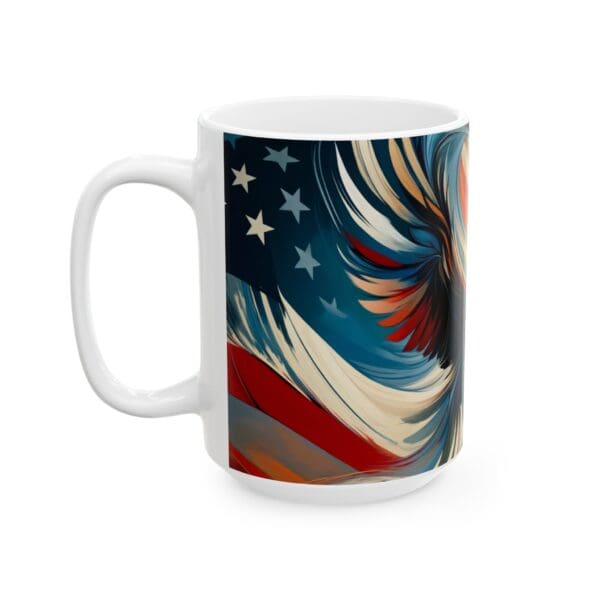 70316CC15W - 15oz Ceramic Mug, USA - Image 2