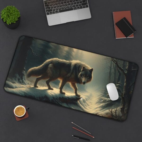 80206DM - Desk Pad (16"x32") 3mm Thick, Anti Slip Backing. - Image 2