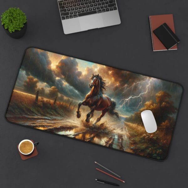 30201DM - Desk Pad (16"x32") 3mm Thick, Anti Slip Backing. - Image 2
