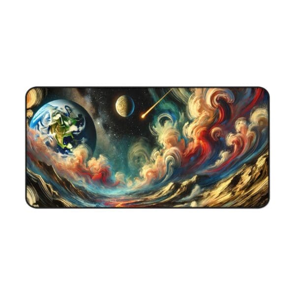 60806DM - Desk Pad (16"x32") 3mm Thick, Anti Slip Backing.