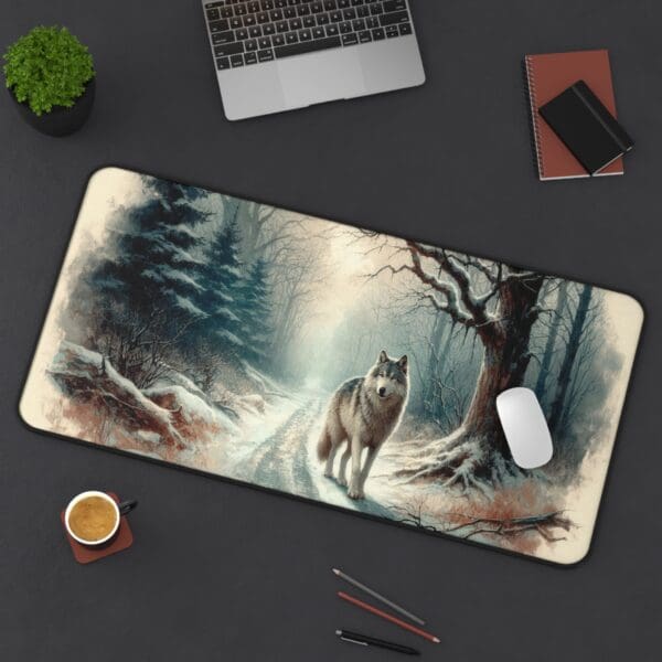 80211DM - Desk Pad (16"x32") 3mm Thick, Anti Slip Backing. - Image 2