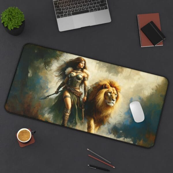 30500DM - Desk Pad (16"x32") 3mm Thick, Anti Slip Backing. - Image 2