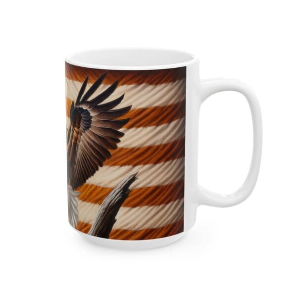 70304CC15W - 15oz Ceramic Mug, USA - Image 3