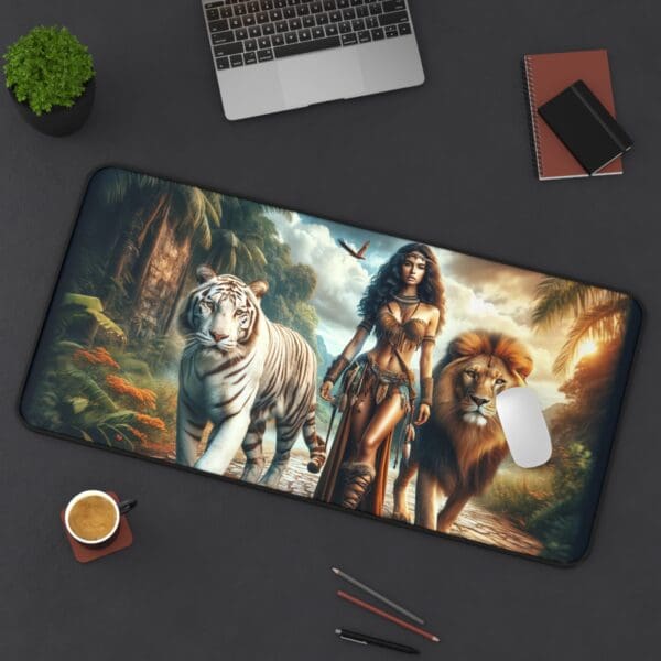 30504DM - Desk Pad (16"x32") 3mm Thick, Anti Slip Backing. - Image 2