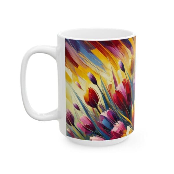50326CC15W - 15oz Ceramic Mug, Floral Takeover - Image 3