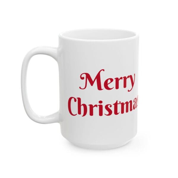 97050CC15W - 15oz Ceramic Mug, Merry Christmas - Image 2