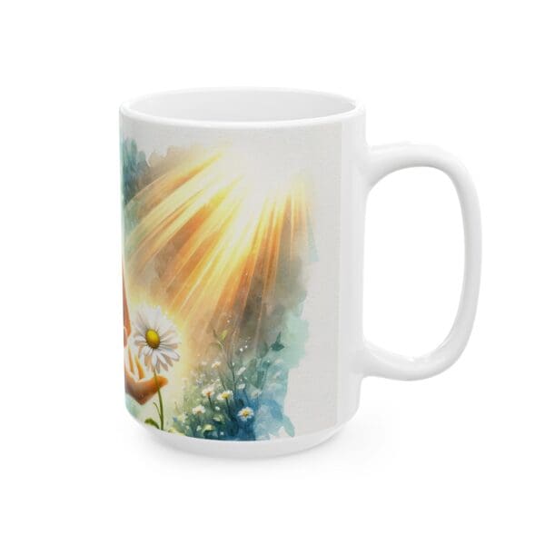 60009CC15W - 15oz Ceramic Mug, Jesus Sun Bible - Image 3