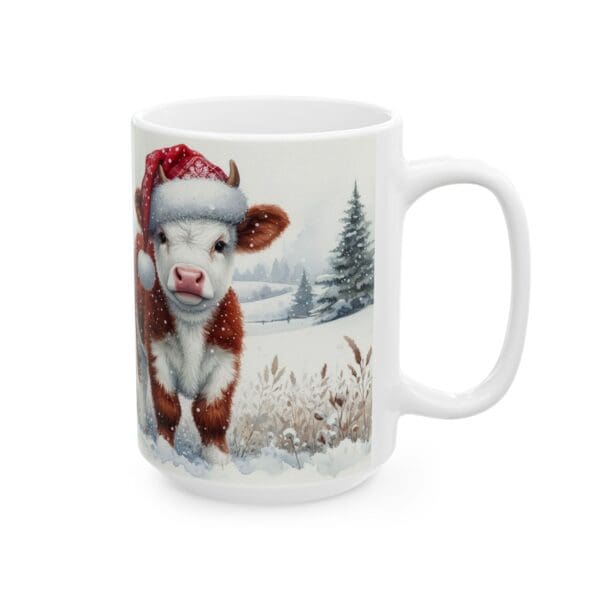 97054CC15W - 15oz Ceramic Mug, Merry Christmas - Image 3