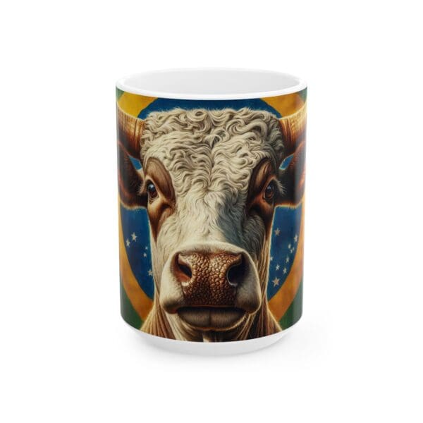 40202CC15W - 15oz Ceramic Mug, Brazil