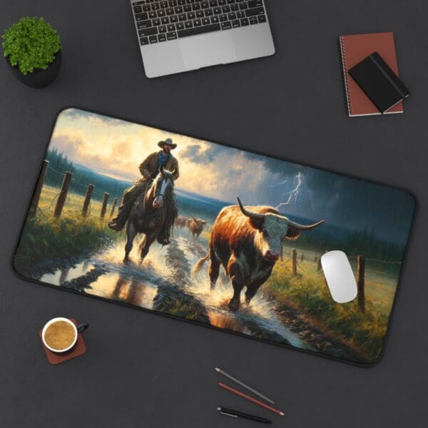 30800DM - Desk Pad (16"x32") 3mm Thick, Anti Slip Backing. - Image 2