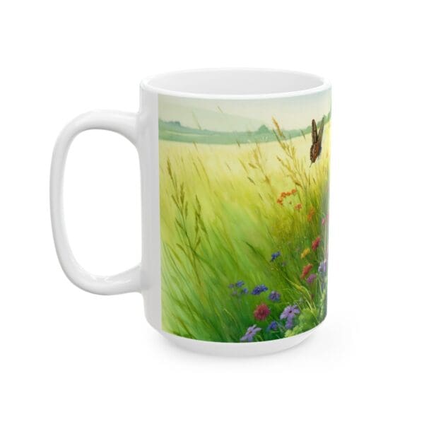 50331CC15W - 15oz Ceramic Mug, Wildflower Burst - Image 3