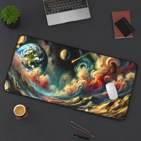 60806DM - Desk Pad (16"x32") 3mm Thick, Anti Slip Backing. - Image 2