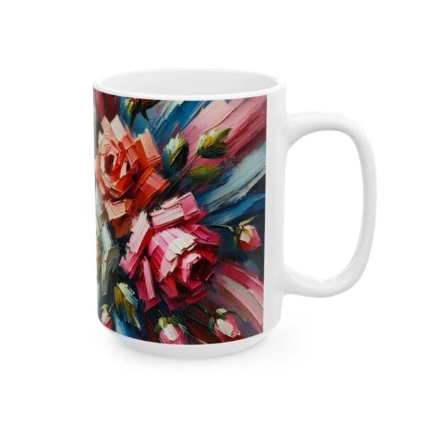 50335CC15W - 15oz Ceramic Mug, Rose Blast II - Image 2
