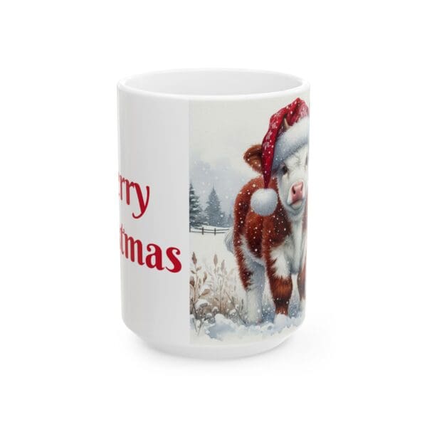 97054CC15W - 15oz Ceramic Mug, Merry Christmas