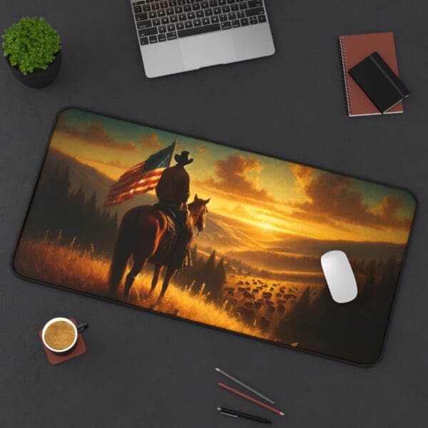 60522DM - Desk Pad (16"x32") 3mm Thick, Anti Slip Backing. - Image 2