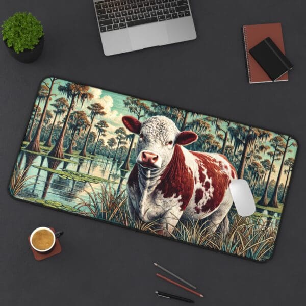 30007DM - Desk Pad (16"x32") 3mm Thick, Anti Slip Backing. - Image 2