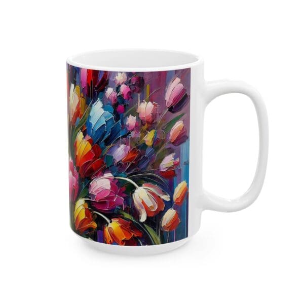 50328CC15W - 15oz Ceramic Mug, Floral Takeover III - Image 2