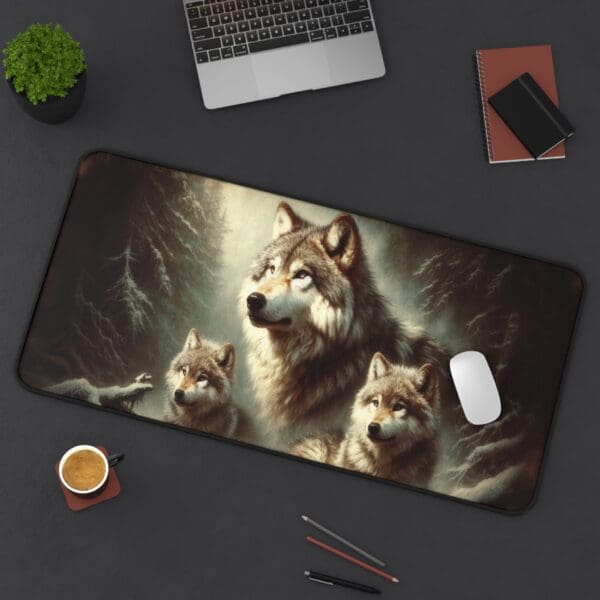 80254DM - Desk Pad (16"x32") 3mm Thick, Anti Slip Backing. - Image 2