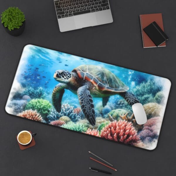 50828DM - Desk Pad (16"x32") 3mm Thick, Anti Slip Backing. - Image 2