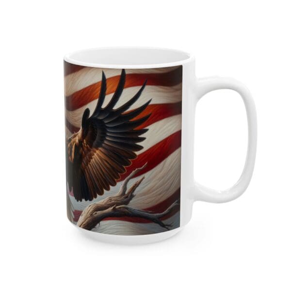 70303CC15W - 15oz Ceramic Mug, USA - Image 3