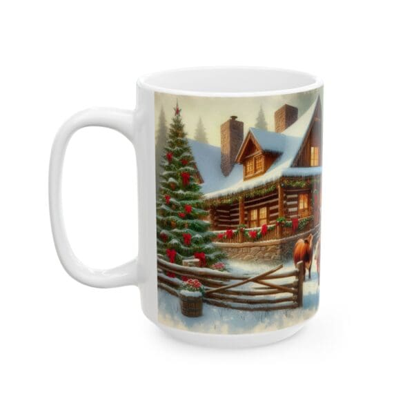97051CC15W - 15oz Ceramic Mug, Merry Christmas - Image 2