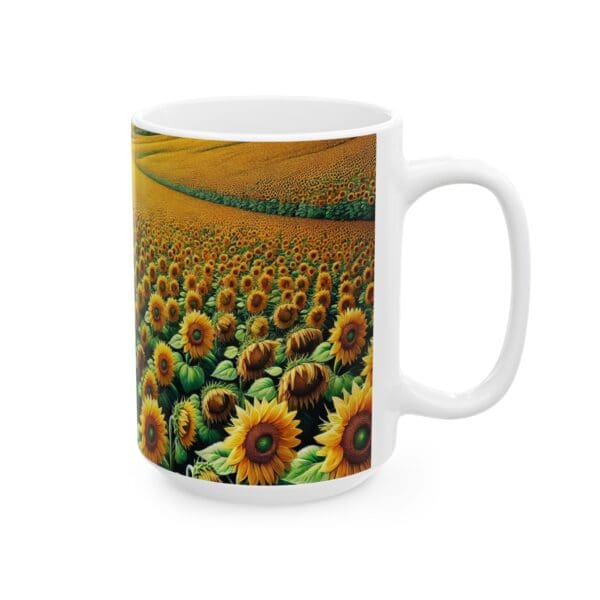 50317CC15W - 15oz Ceramic Mug, Sunflower Lane - Image 2