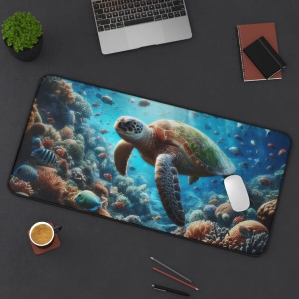 50819DM - Desk Pad (16"x32") 3mm Thick, Anti Slip Backing. - Image 2