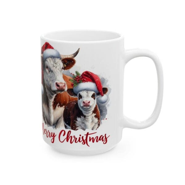 97052CC15W - 15oz Ceramic Mug, Merry Christmas - Image 3