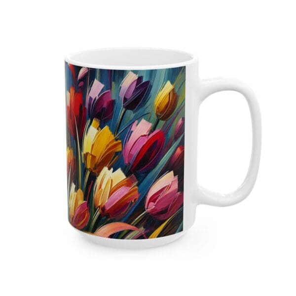 50326CC15W - 15oz Ceramic Mug, Floral Takeover - Image 2