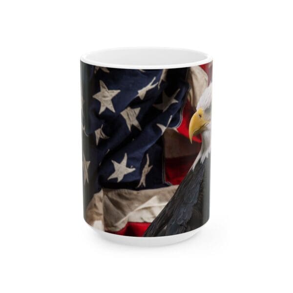 10983CC15W - 15oz Ceramic Mug, USA - Image 2