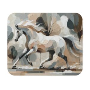 Abstract horse in motion, artistic style.