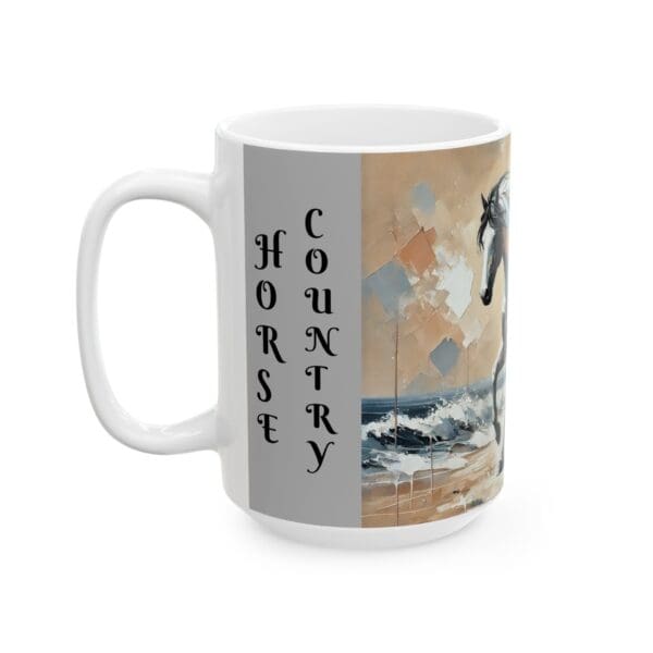 50523CC15W - 15oz Ceramic Mug, Horse Country - Image 2