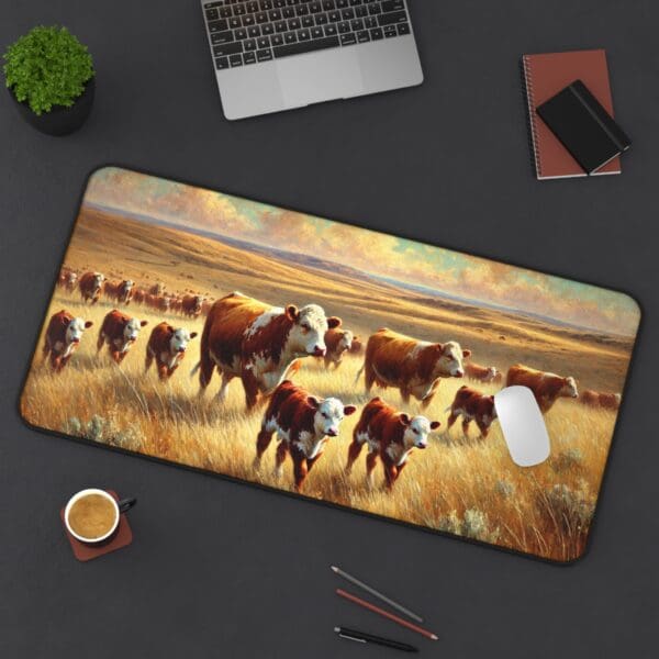 30002DM - Desk Pad (16"x32") 3mm Thick, Anti Slip Backing. - Image 2