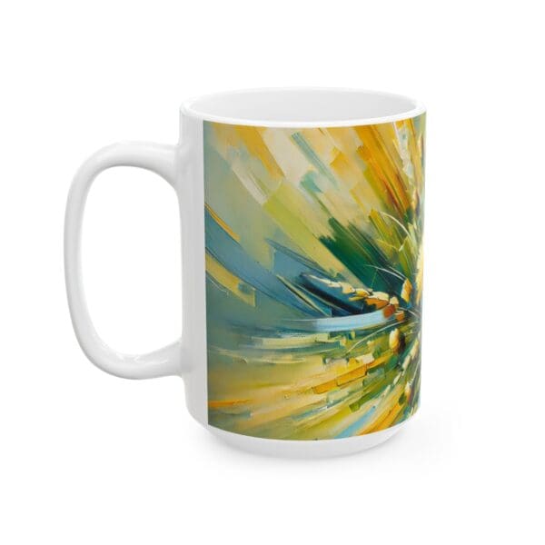 50333CC15W - 15oz Ceramic Mug, Yellow Flower Blast - Image 3