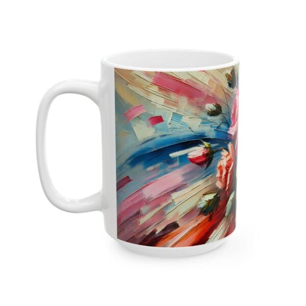50335CC15W - 15oz Ceramic Mug, Rose Blast II - Image 3